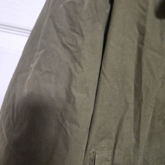 Banana republic jacket women's size medium military green wool blend lined - Picture 4 of 16